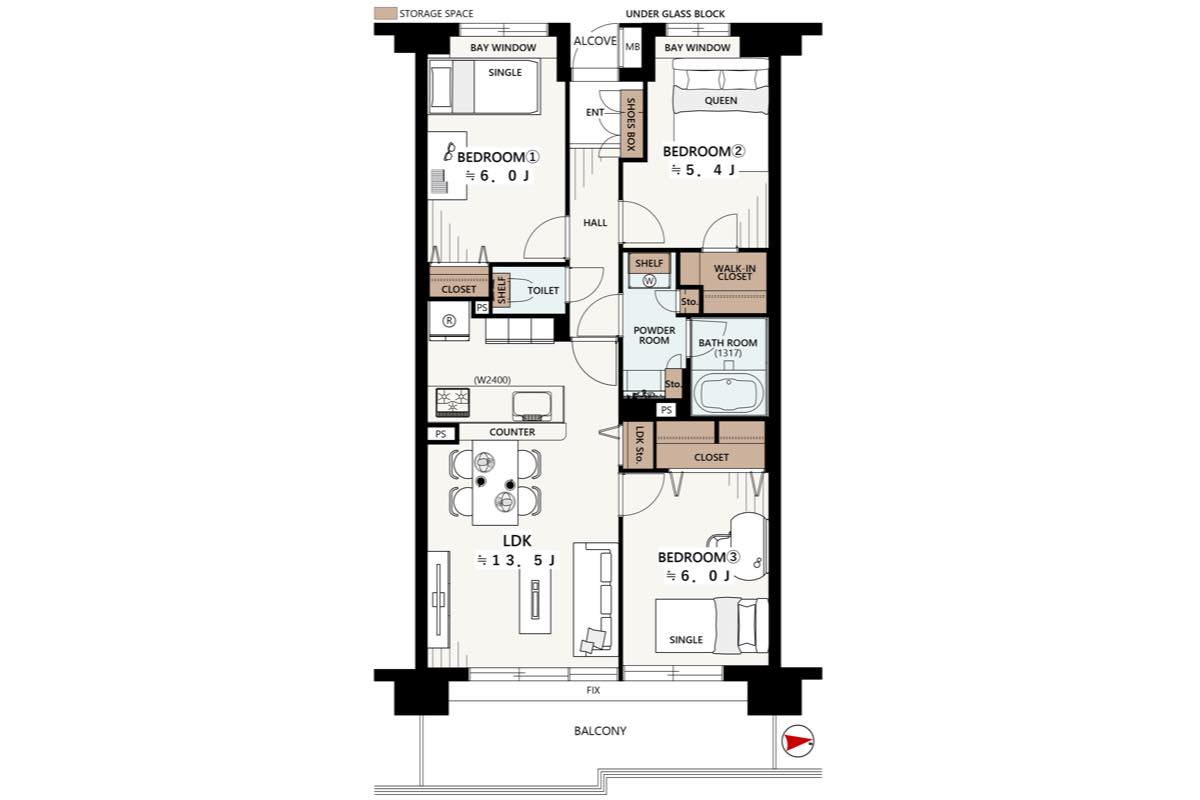 グラン・コート大久保Ⅱセントラルアベニュー１７１ 1208号室