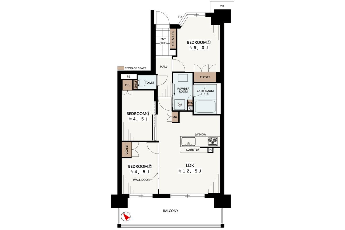 プラネスーペリア松戸秋山イースト 305号室