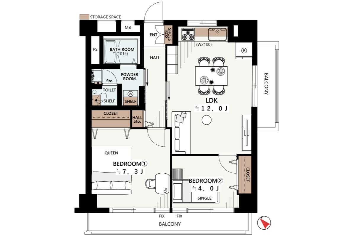 行徳第二アクウエリヤスハイツ 501号室