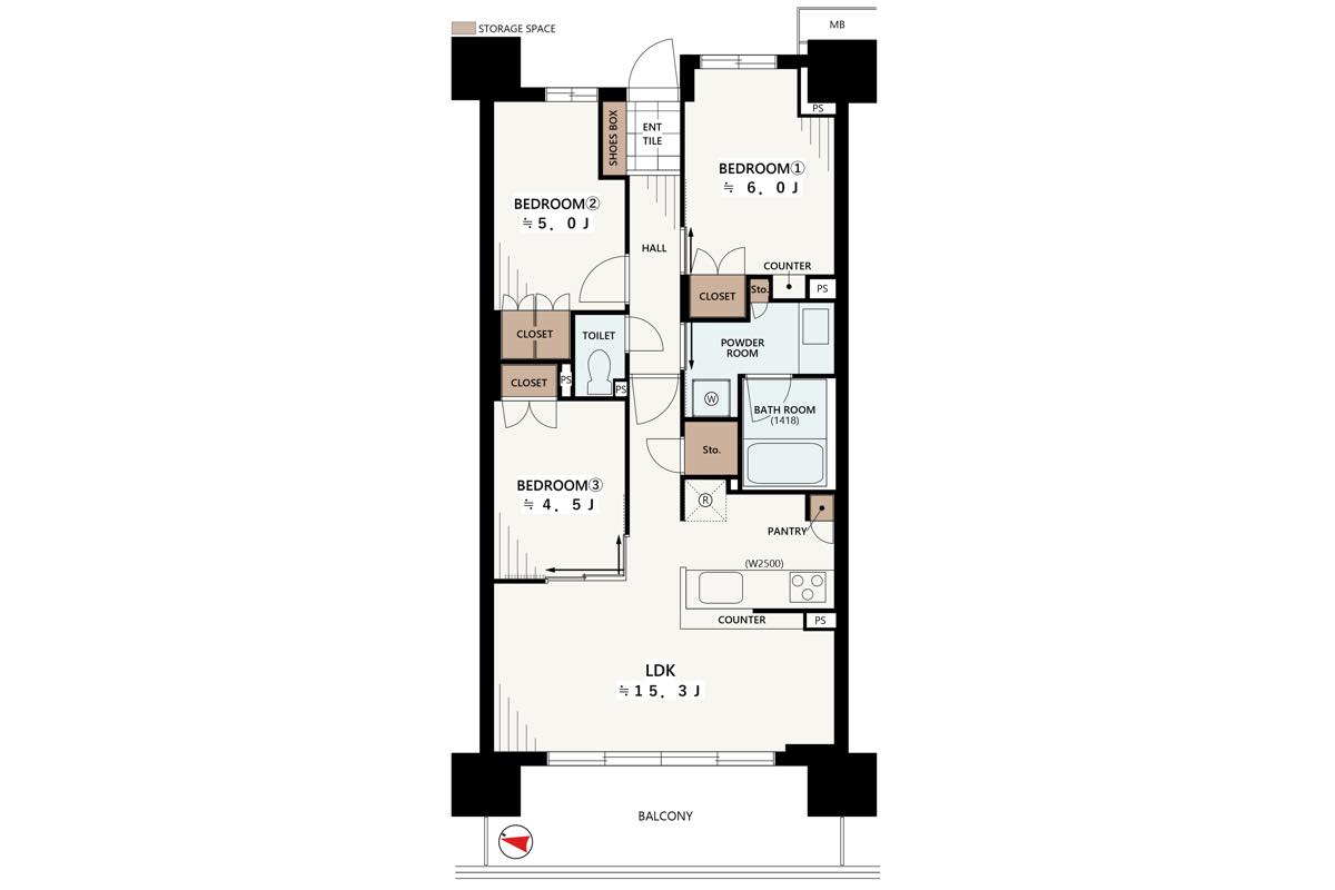 パークホームズ稲毛小仲台 710号室