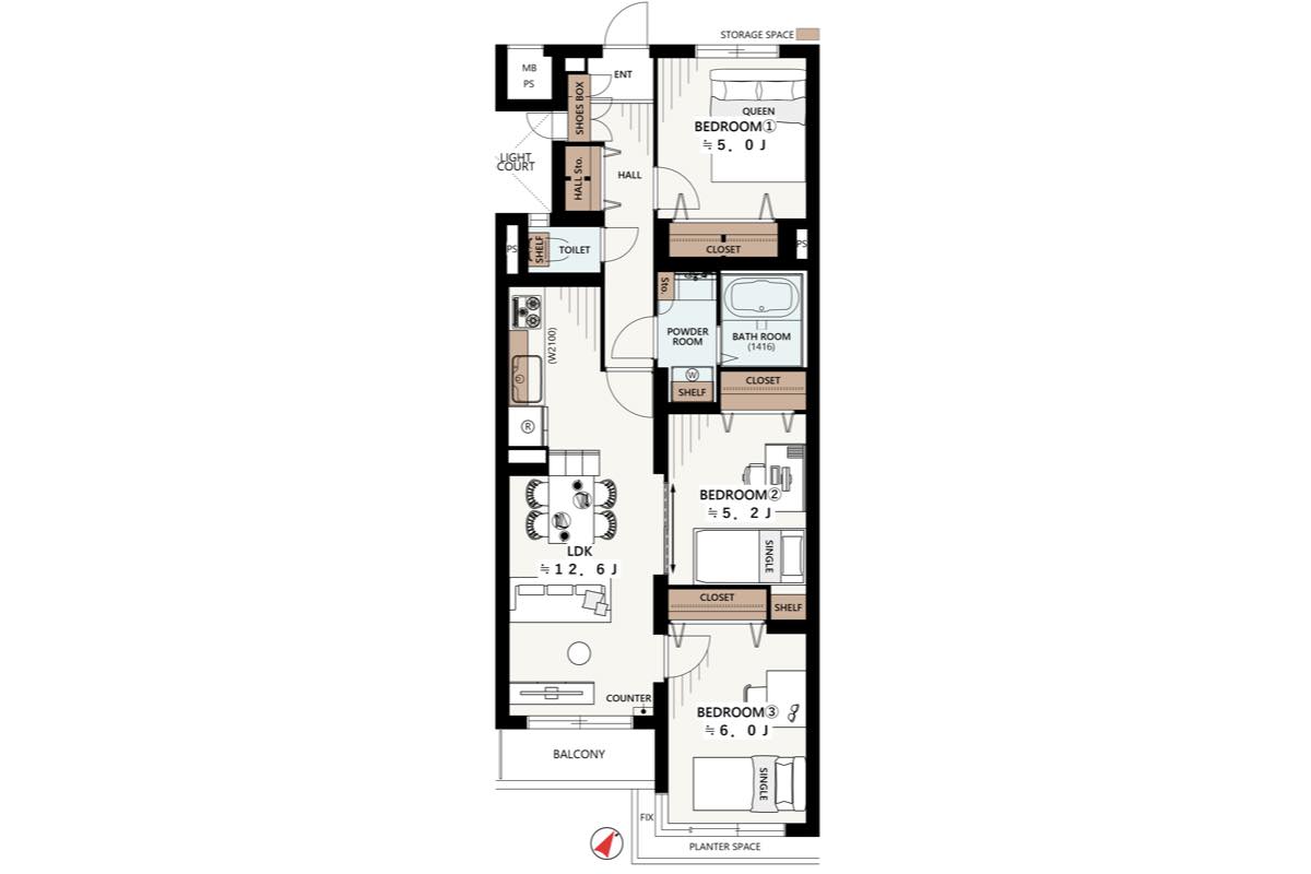 ライオンズマンション市川行徳 210号室